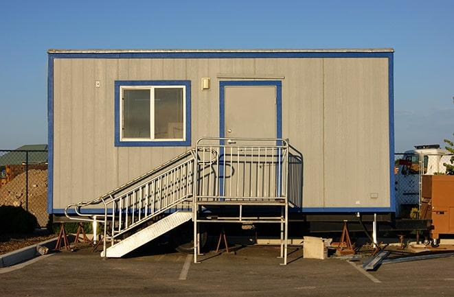 on-site office trailers for temporary use